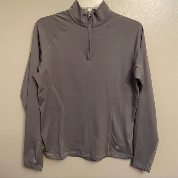 Mountain Hardwear Long Sleeve 1/4 Zip Baselayer gray - Picture 1 of 9